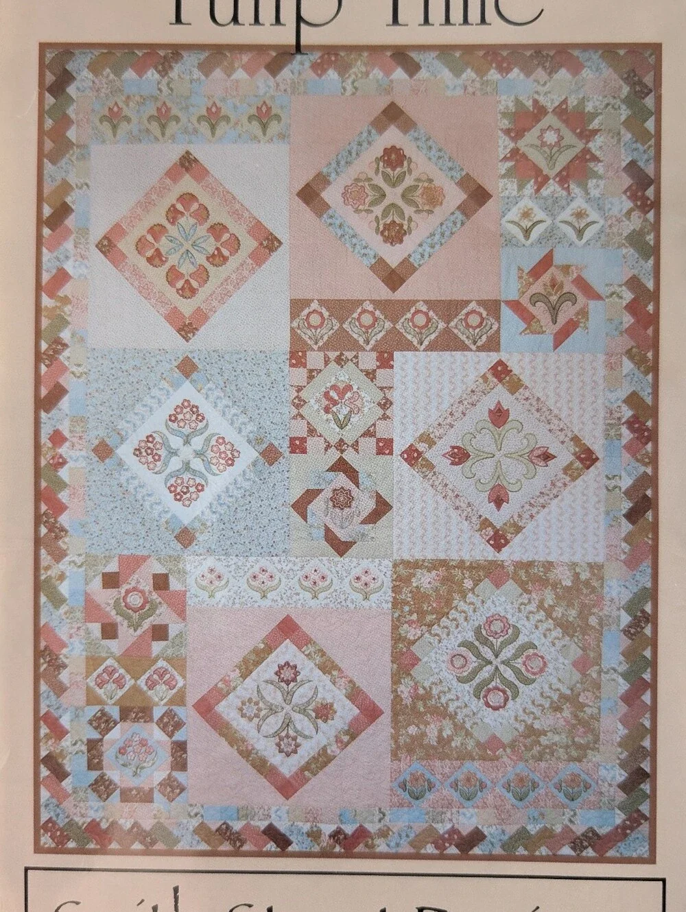 Street Smith Designs Tulip Time Quilt Pattern Embroidery Applique Designs CD